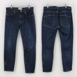 Everlane Womens Size 28 The Ankle Dark Blue Mid Rise Jeans Minimalist Denim